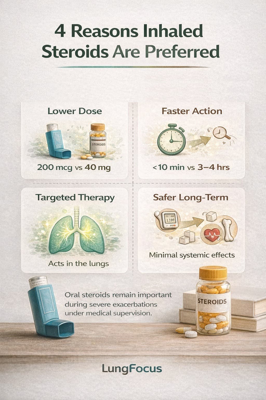 Steroids in Asthma: What Really Matters